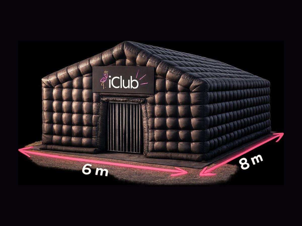 Duży namiot iClub 6 × 8 m